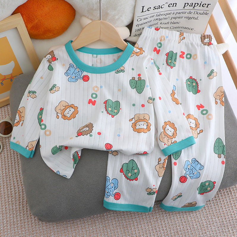 Children's Long-sleeved Trousers Homewear Suit