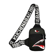 Men's Ultra Light Oxford Cloth Graffiti Messenger Bag