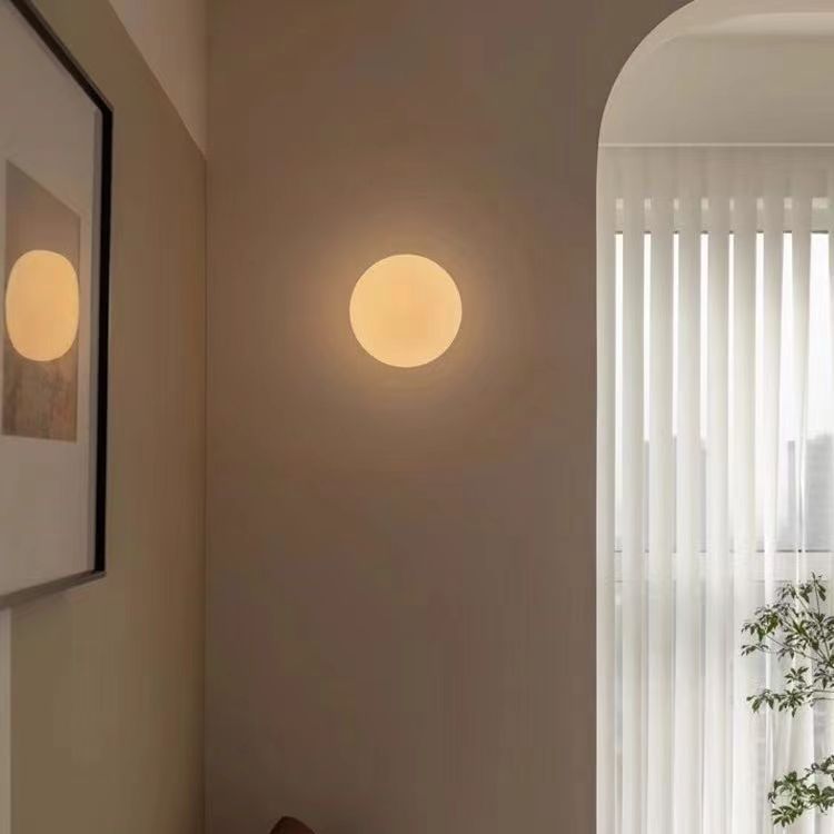 Ball Minimalist Designer Model Glass Wall Lamp