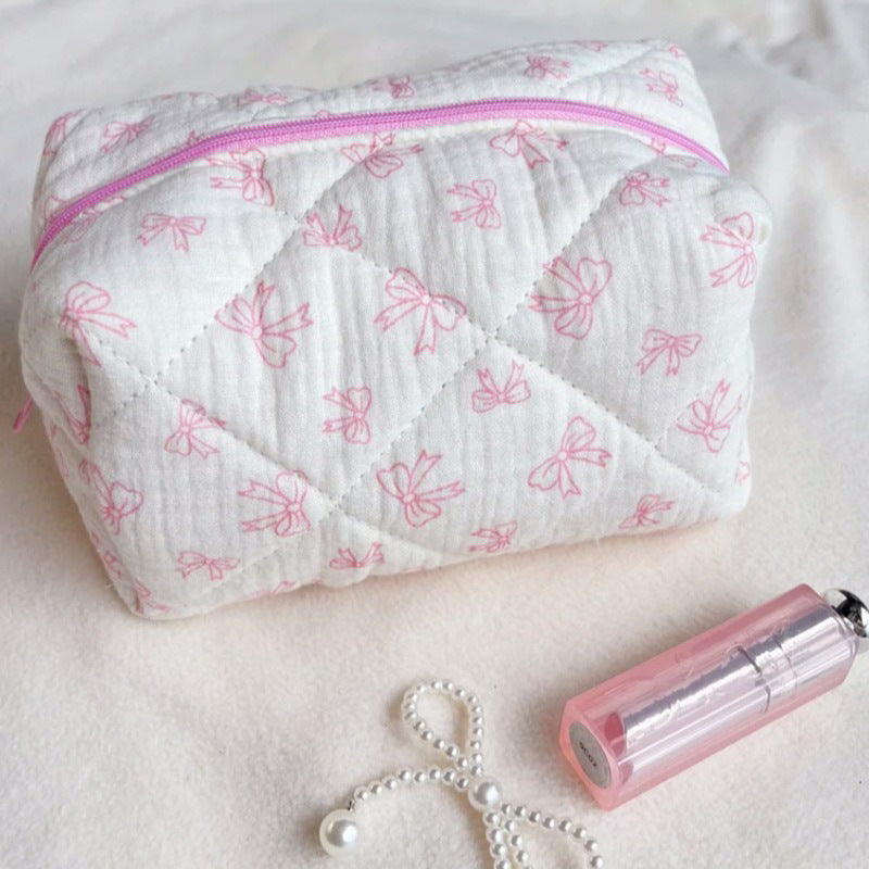 Floral Travel Makeup Bag – Multifunctional Large Capacity Cosmetic Organizer