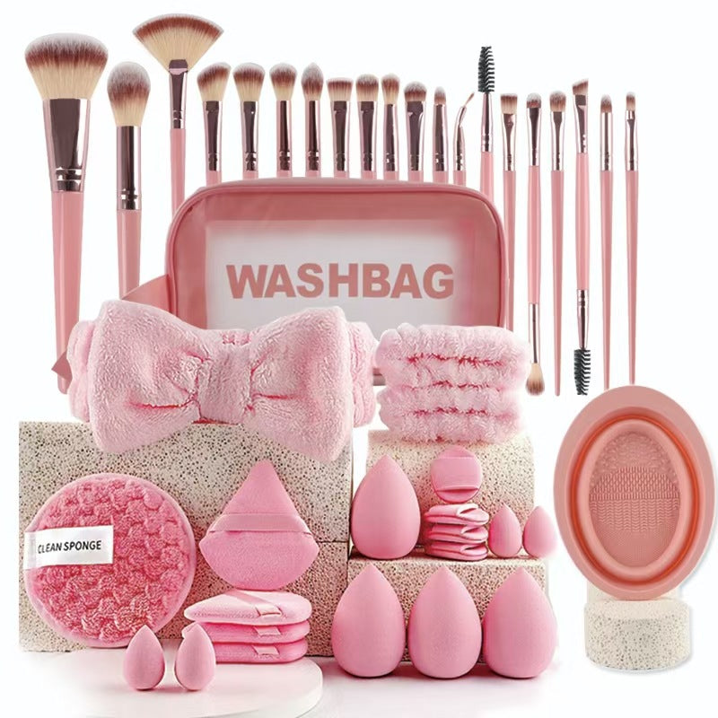 40-Piece Full Beauty Tools Kit – Face Wash, Makeup & Skincare Set