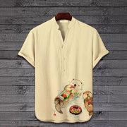 Unisex 3D Digital Animal Short Sleeve Polyester Tee