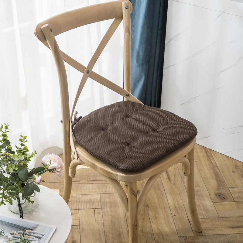 Four Seasons Fabric Four Nails Non-slip Seat Cushion Ins Nordic