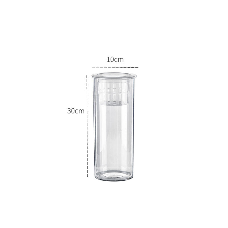 Living Room Micro Landscape Desktop Ecological Pot Transparent Plastic Creative Decoration Fish Tank