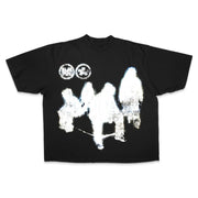 Unisex Relaxed Cotton 3D Round Neck Short Sleeve Tee Hip Hop