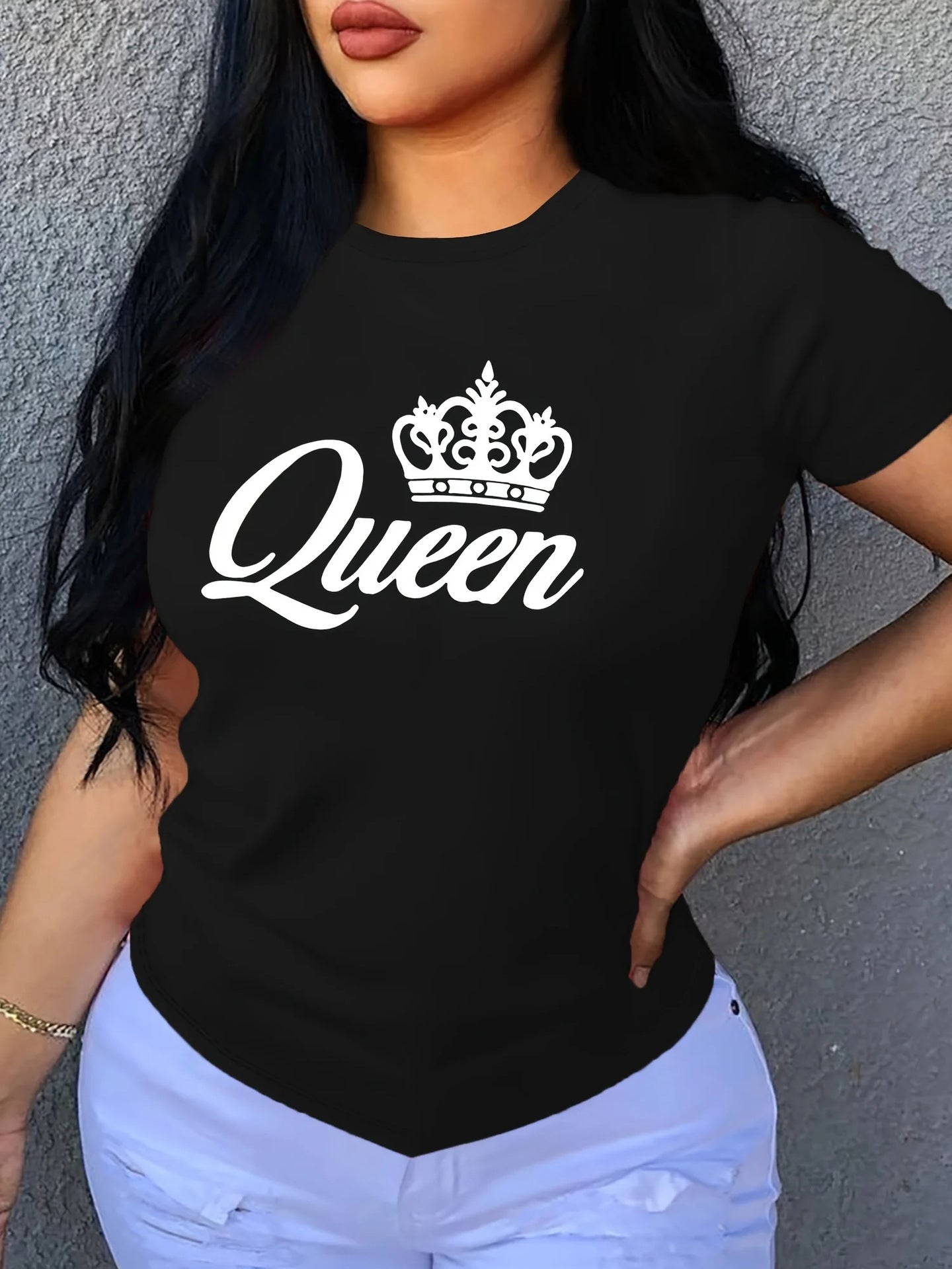 European And American Style Women Fashion Casual T-shirt