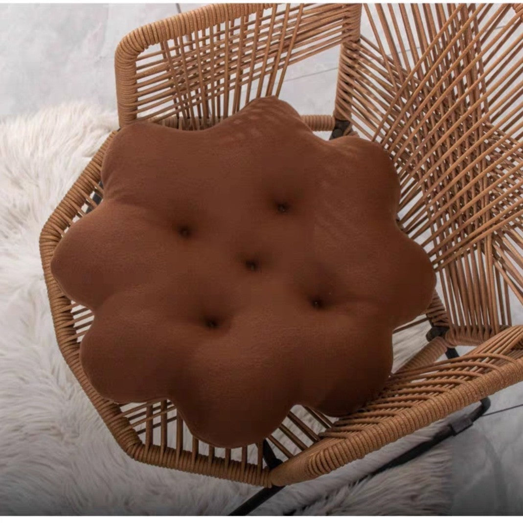 Biscuit Cushion Pu Office Dining Chair Seat Cushion Chair Cushion