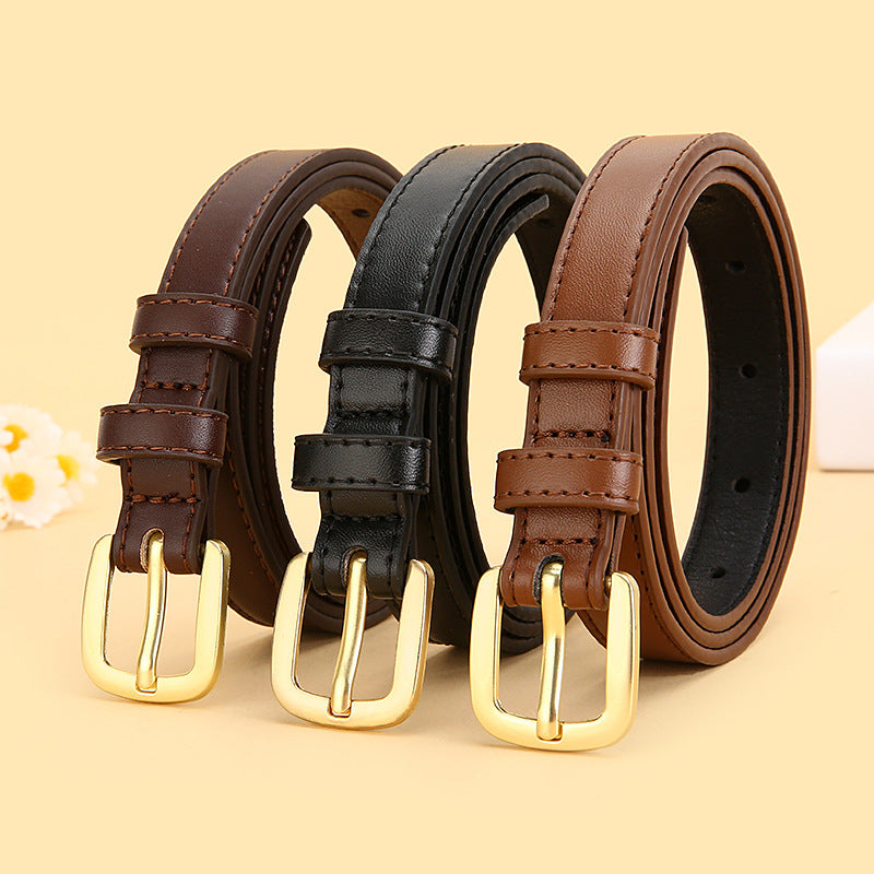 Women's Fashionable All-match Summer And Autumn Jeans Short Skirt Belt