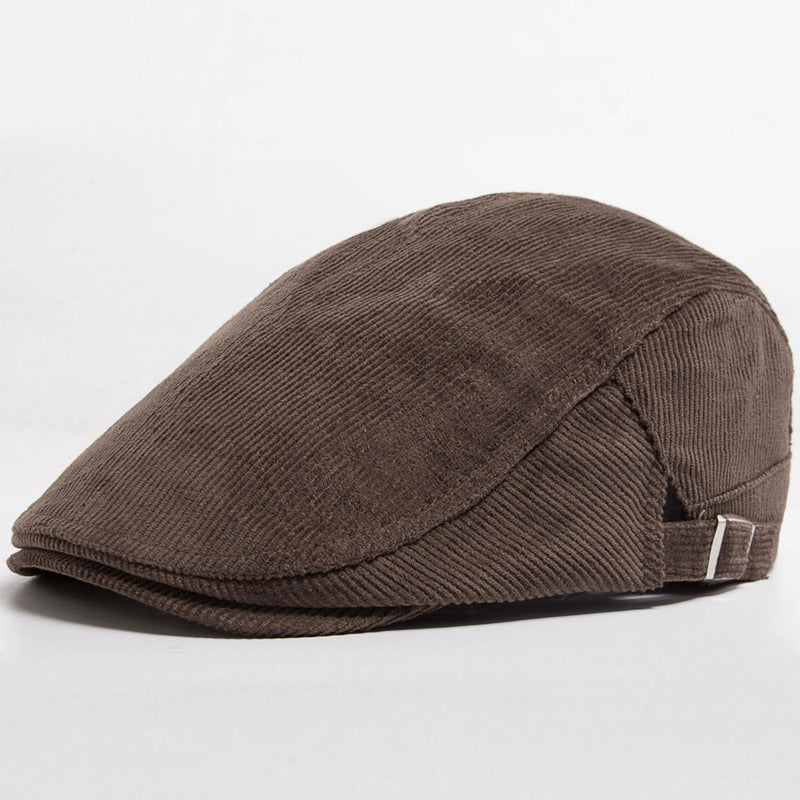 Autumn and Winter Corduroy Hat Set