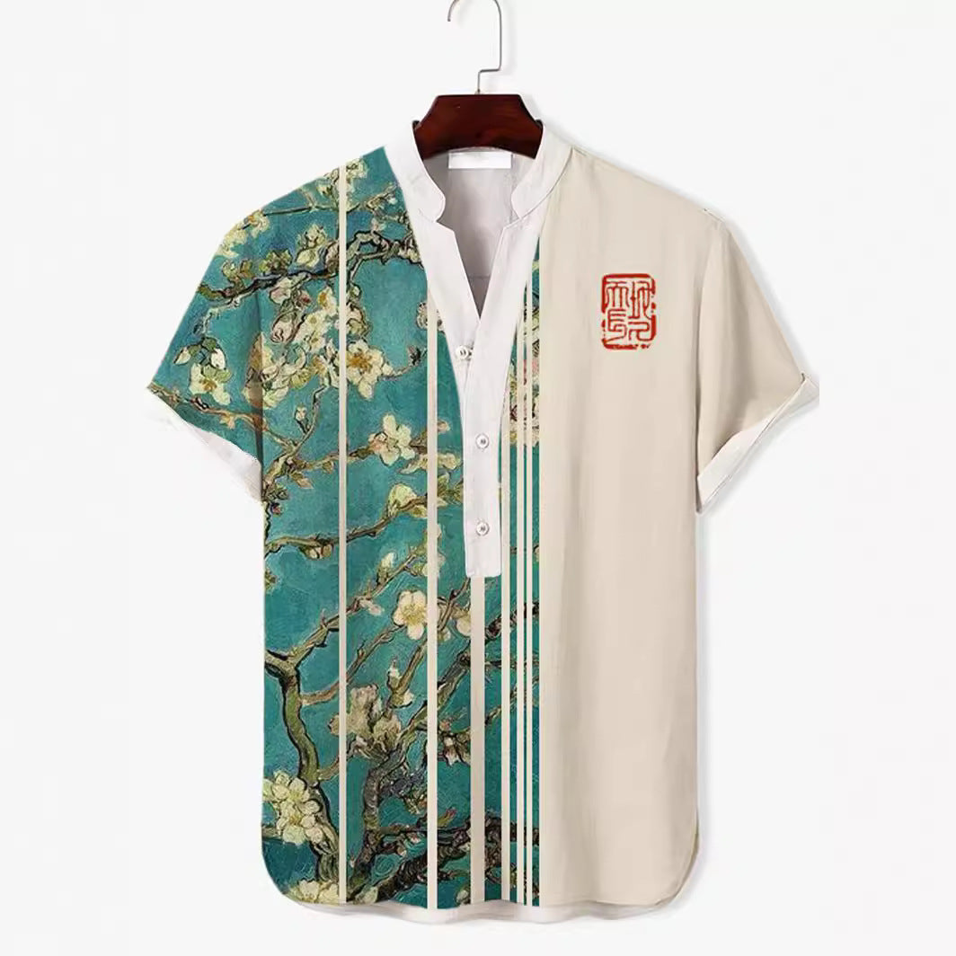 Unisex 3D Digital Animal Short Sleeve Polyester Tee