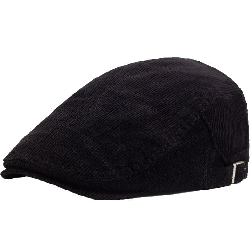Autumn and Winter Corduroy Hat Set