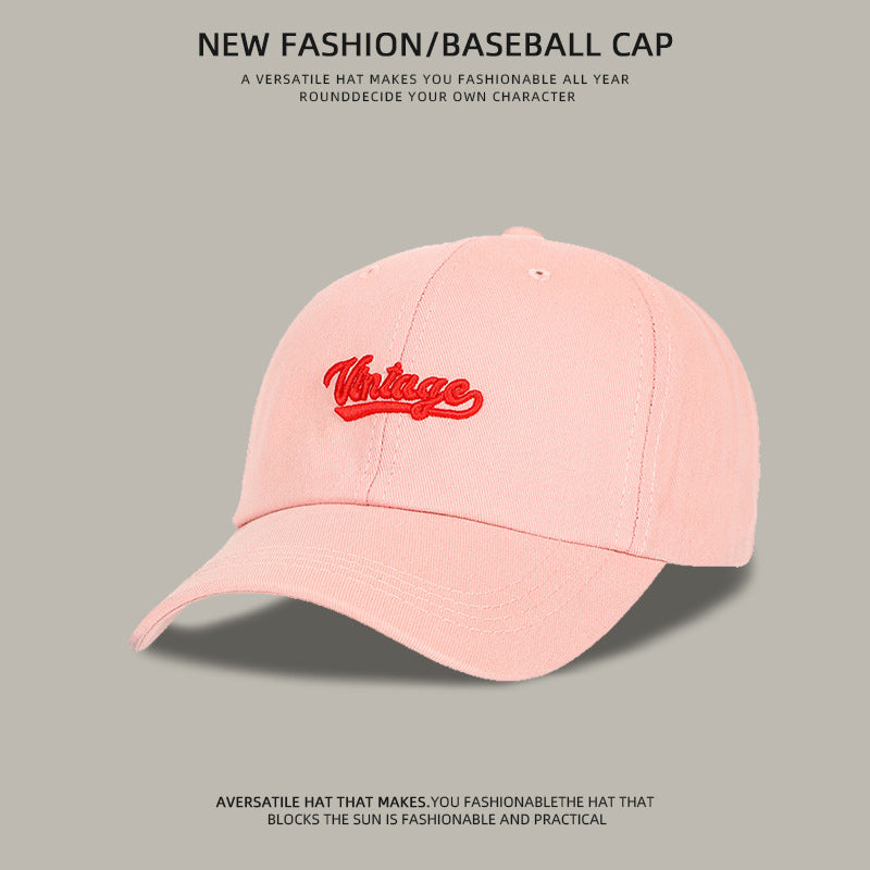 Women's Sun-proof Embroidered Baseball Cap