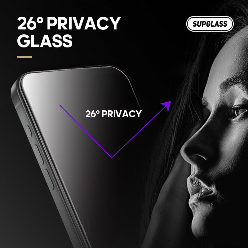 S Anti-peep Tempered Glass Film Screen Printing Process Protective Film