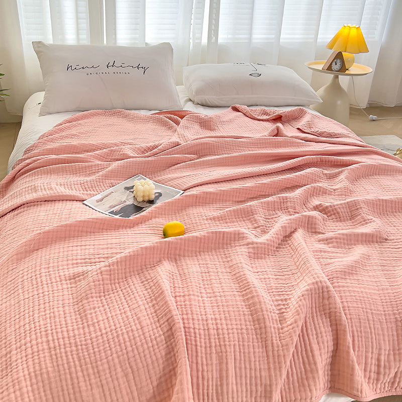 Cotton Gauze Blanket Children's Seersucker Blanket