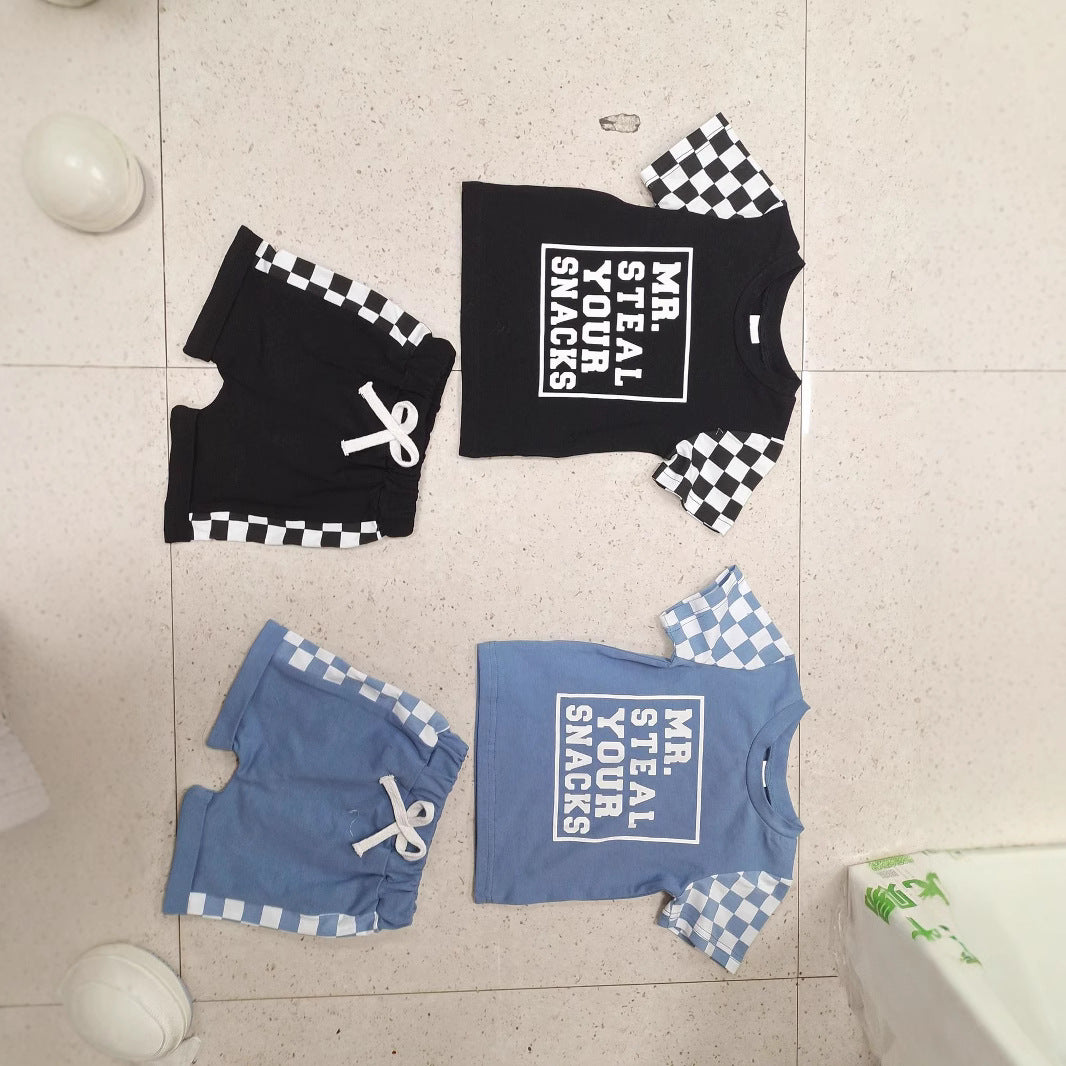 Boys Sweater Vest Set Polyester European American Style