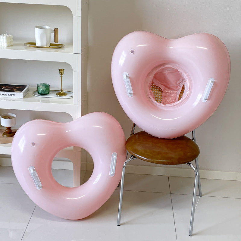 Love Children's Swimming Ring With Handle Sequins