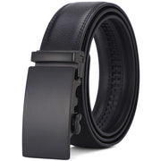 Men's Cowhide Belt with Automatic Buckle