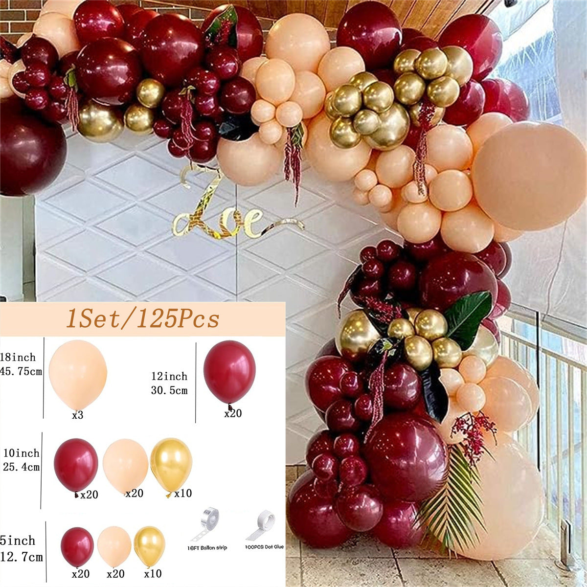 Party Balloon Layout Set Theme Decoration
