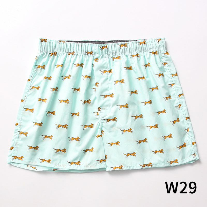 Men's Home Loose Plus Size Cotton Arrow Pants