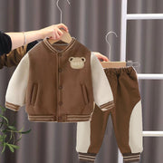 Boys Cotton Shirt And Overalls Set Casual Regular Fit