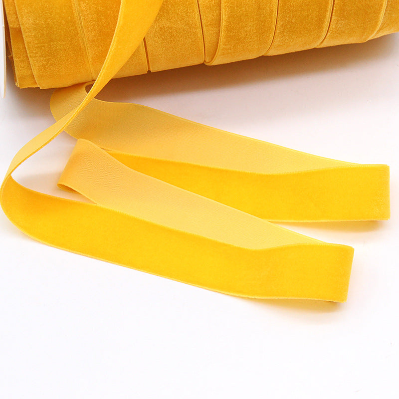 Household Portable Solid Color Velvet Ribbon – DIY Crafts & Gift Wrapping