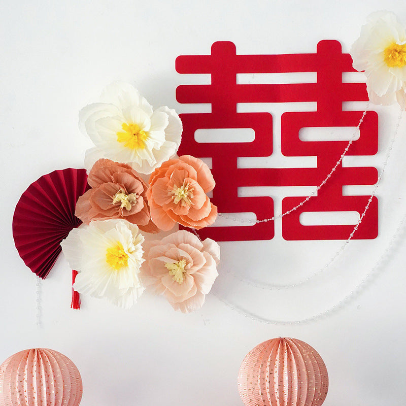 Wedding Supplies Wedding Pleated Decorative Paper Flower