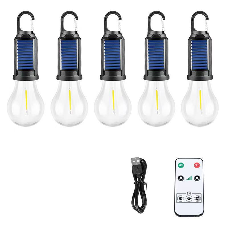 Solar Outdoor Warm Light Bulb Lighting