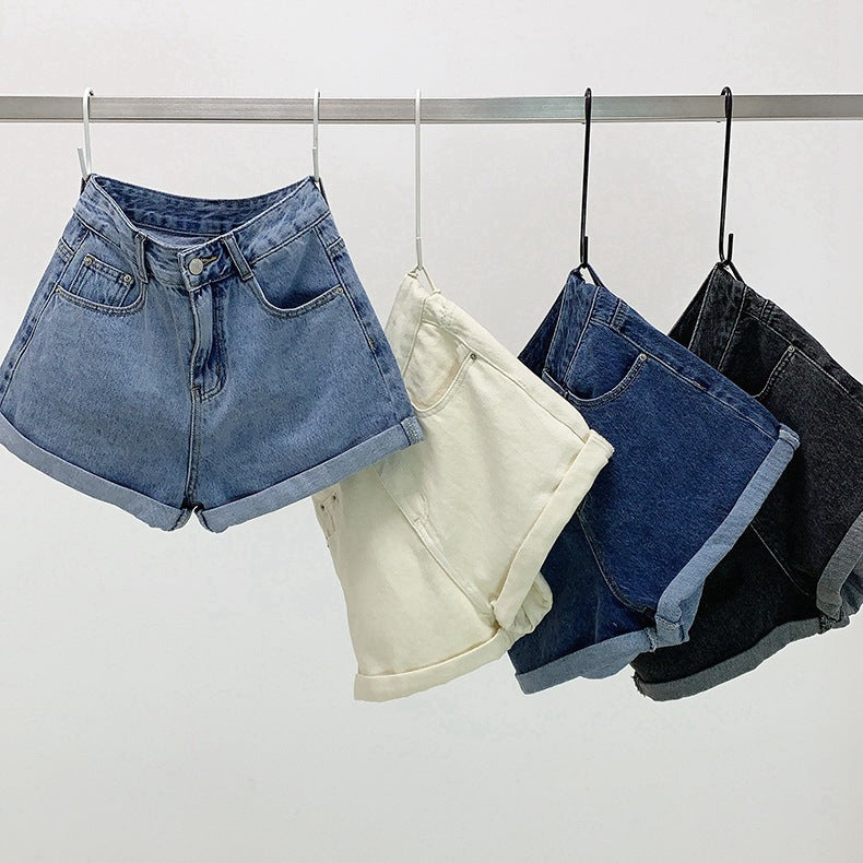 Denim Shorts for Women – Summer Cutoffs, Comfy Stretch, Casual Fit