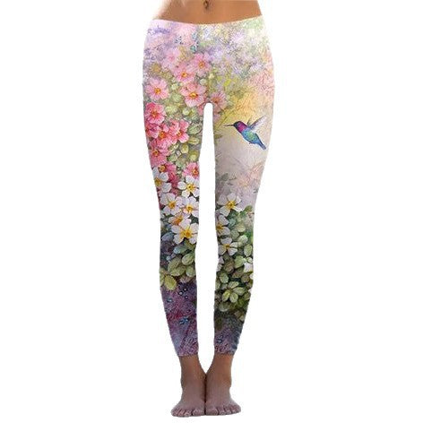Women’s 3D Pattern Loose Yoga Pants – Temperament Commute Style
