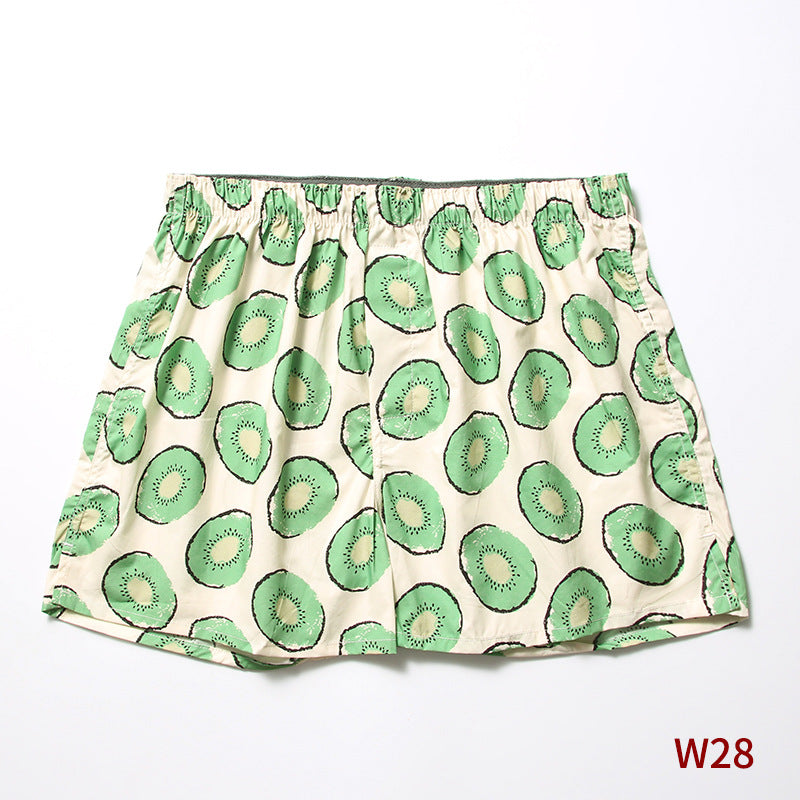 Men's Home Loose Plus Size Cotton Arrow Pants