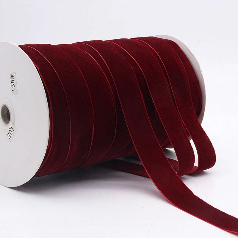Household Portable Solid Color Velvet Ribbon – DIY Crafts & Gift Wrapping