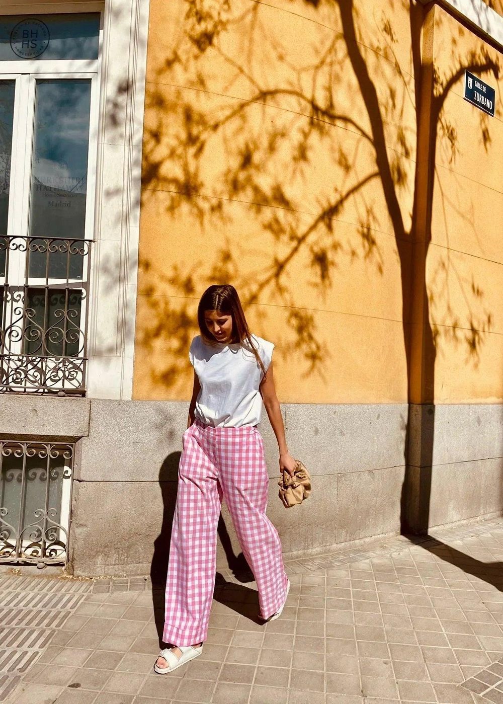 Women’s Casual Printed Trousers – Personalized Pattern, Elastic Waist, Pockets