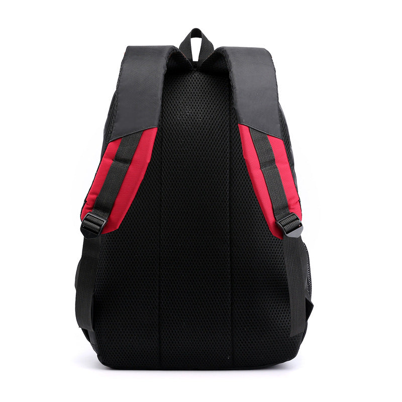Unisex Minimalist Nylon Laptop Backpack Color Matching