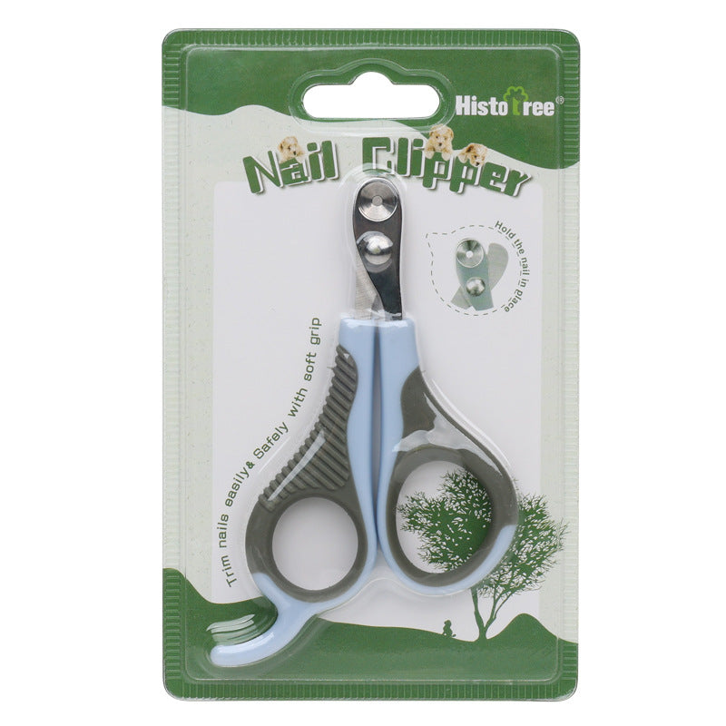 Household Portable Plastic Round Hole Pet Nail Clipper