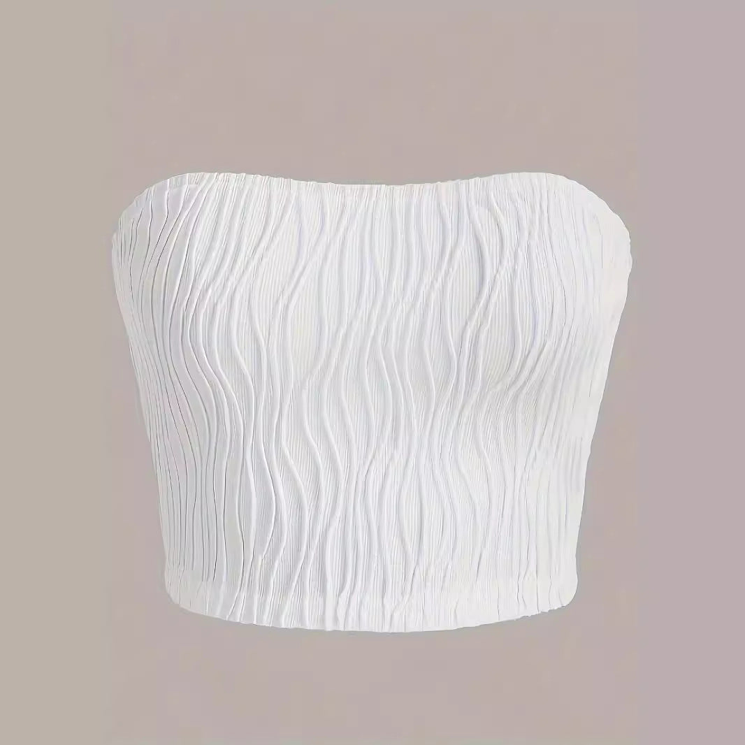 Sexy Strapless Tube Top Off-the-shoulder Strapless Vest For Women