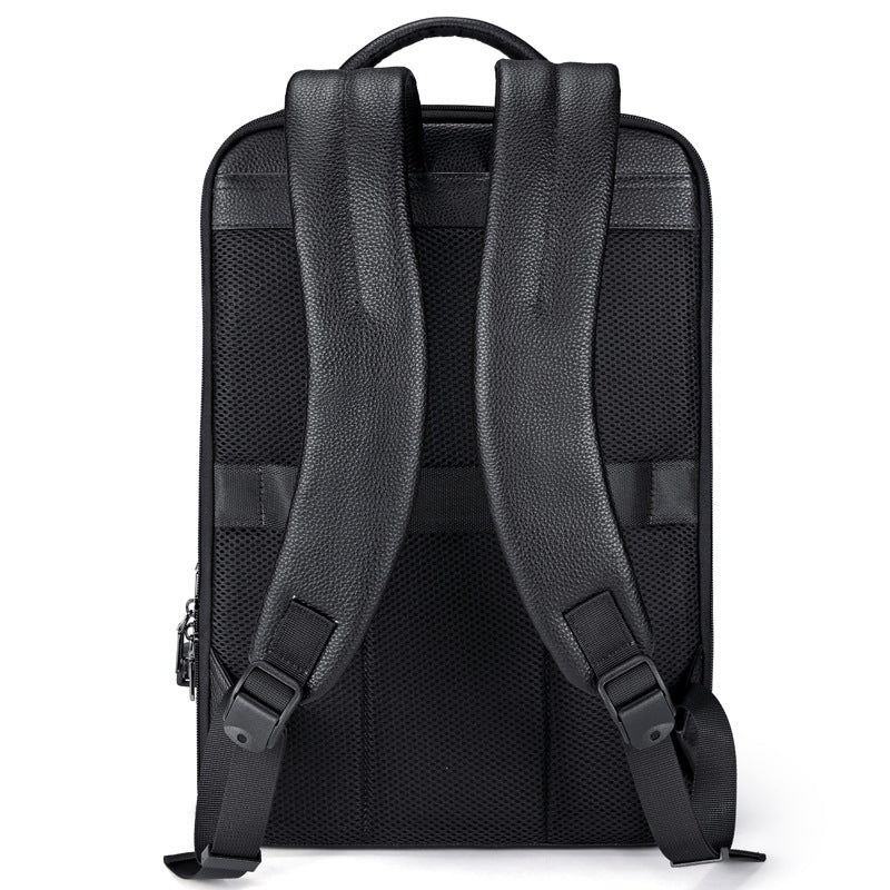 Leather Men's Business Computer Backpack