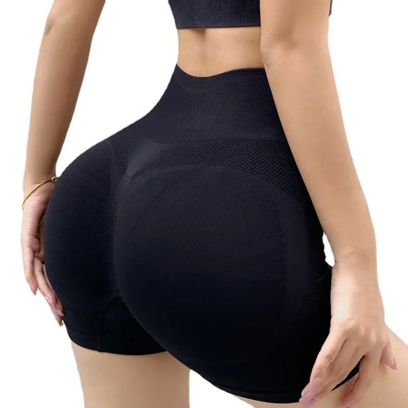 Women’s Fitness Shorts – High-Waist Compression, Breathable Stretch Yoga