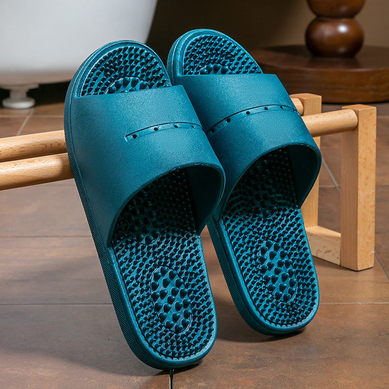 Womens PVC Flip Flops Regular Fit Massage Comfort Sandals