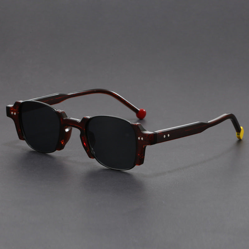 Retro Square Frame Sunglasses