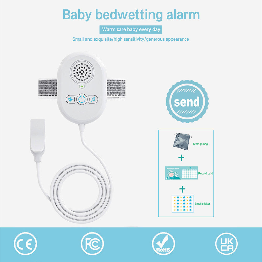 Toilet Trainer Wireless Light Vibration Music Children Bed-wetting Urine Alarm