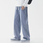 Men’s Fashion Wide-Leg Loose Straight Casual Pants