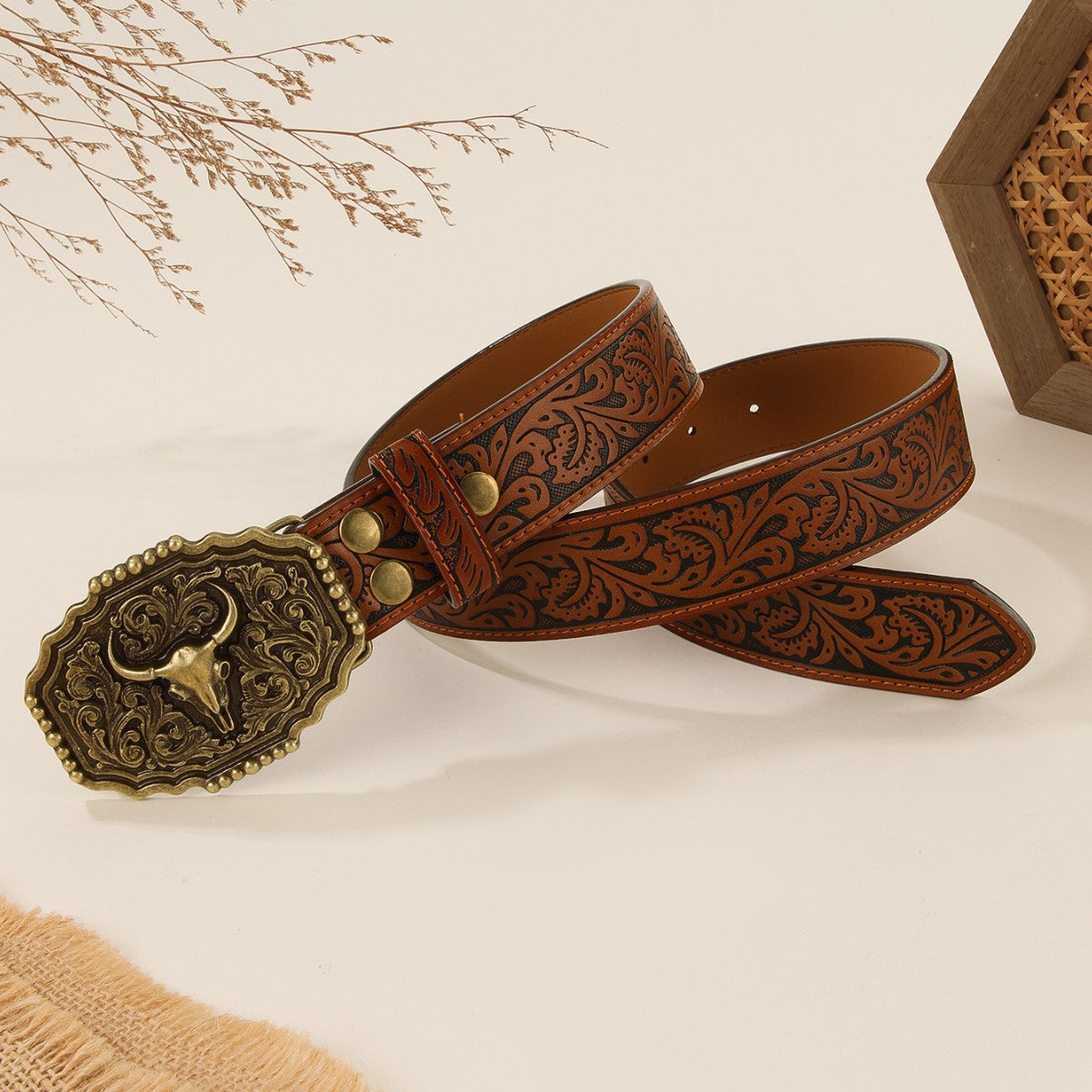 Western Denim Style Belt