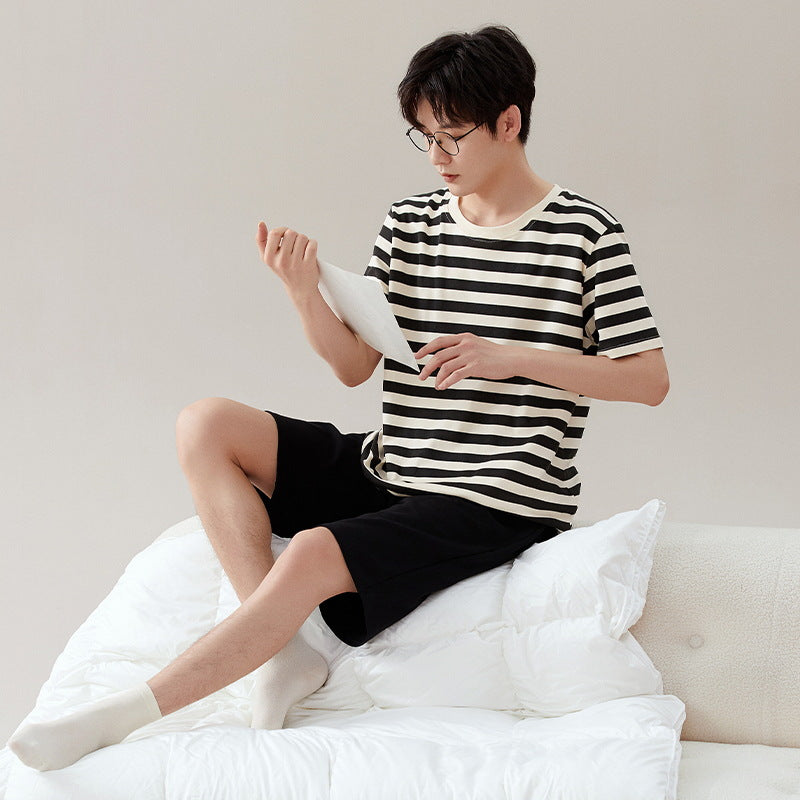 Boys Cotton Pajamas – New Casual Homewear Two-Piece Set