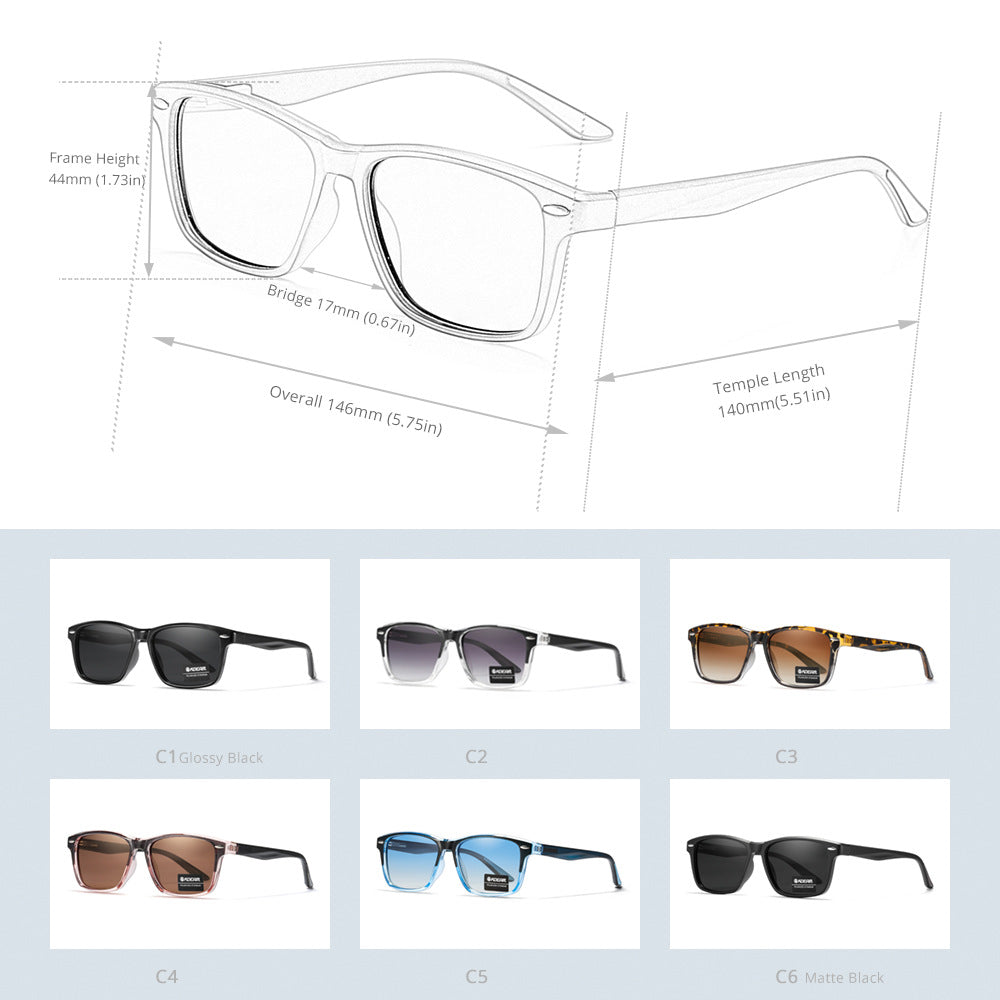 Casual Square Polarized Sunglasses