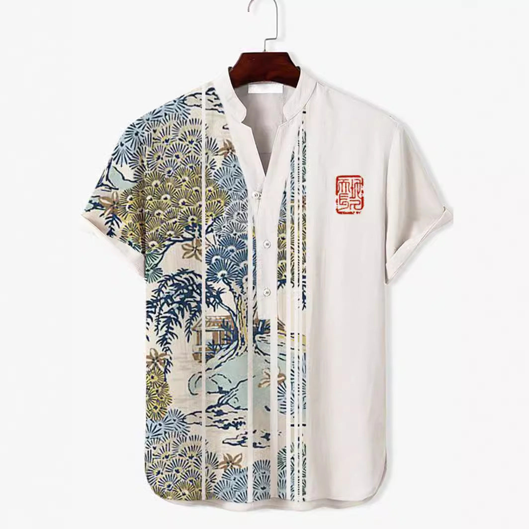 3D Digital Animal Style Short Sleeve Shirt