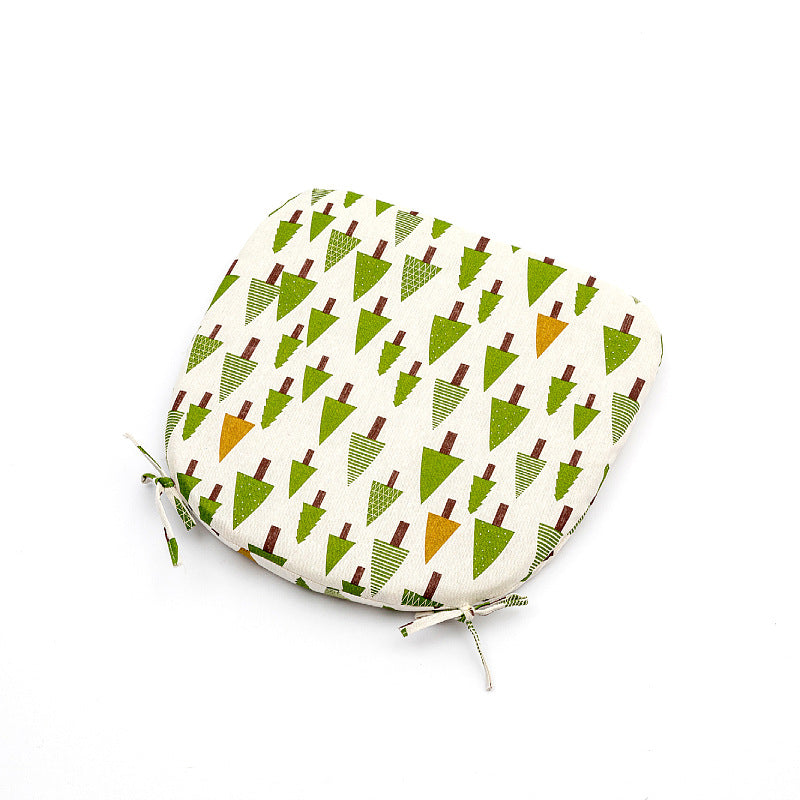 Four Seasons Fabric Four Nails Non-slip Seat Cushion Ins Nordic