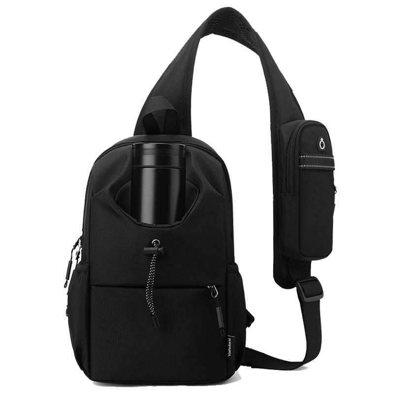 Oxford Cloth Kettle Bag Waterproof Shoulder Chest Bag