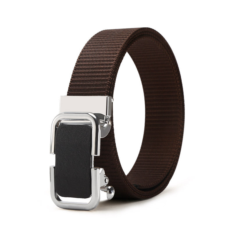Men's Toothless Nylon Canvas Belt