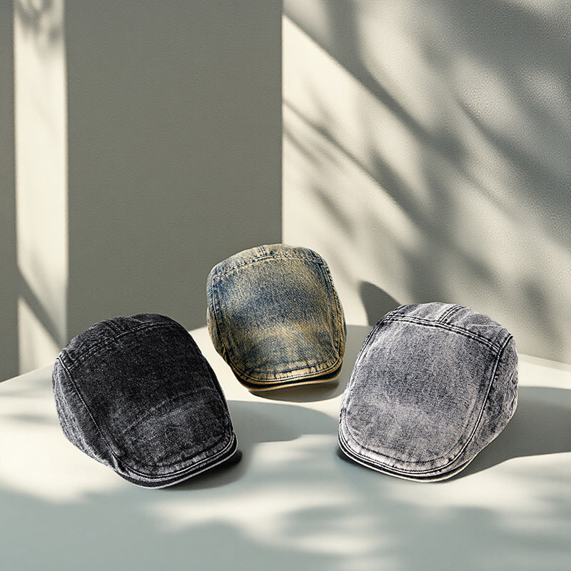 Spring Style Men's Denim Hats – South Korea Trend