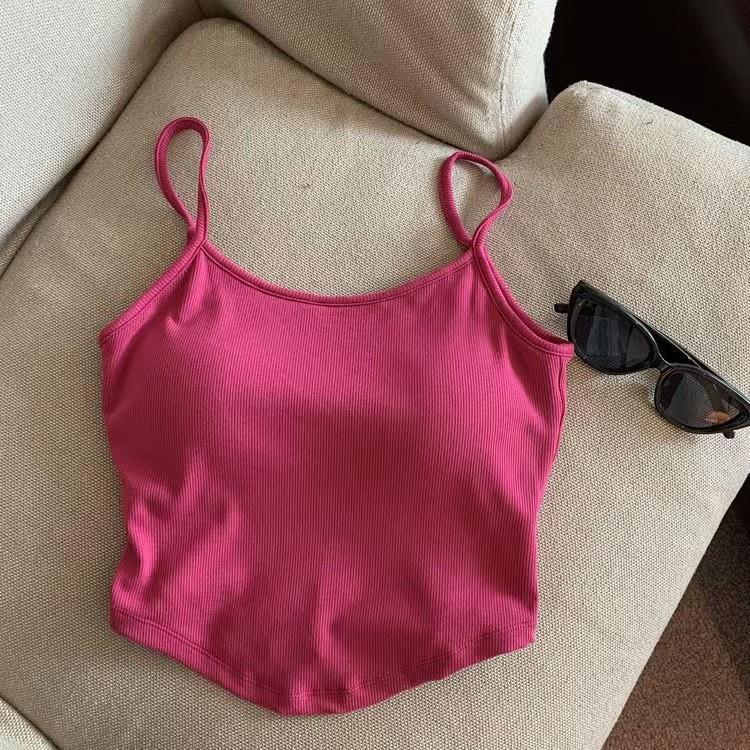 Summer New Padded Strap Vest Women's Inner Wear